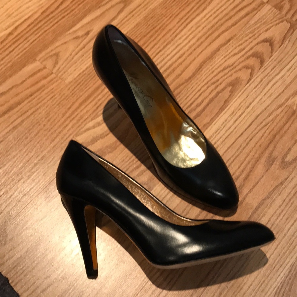 100% leather KENNETH COLE NEW YORK - Black pump